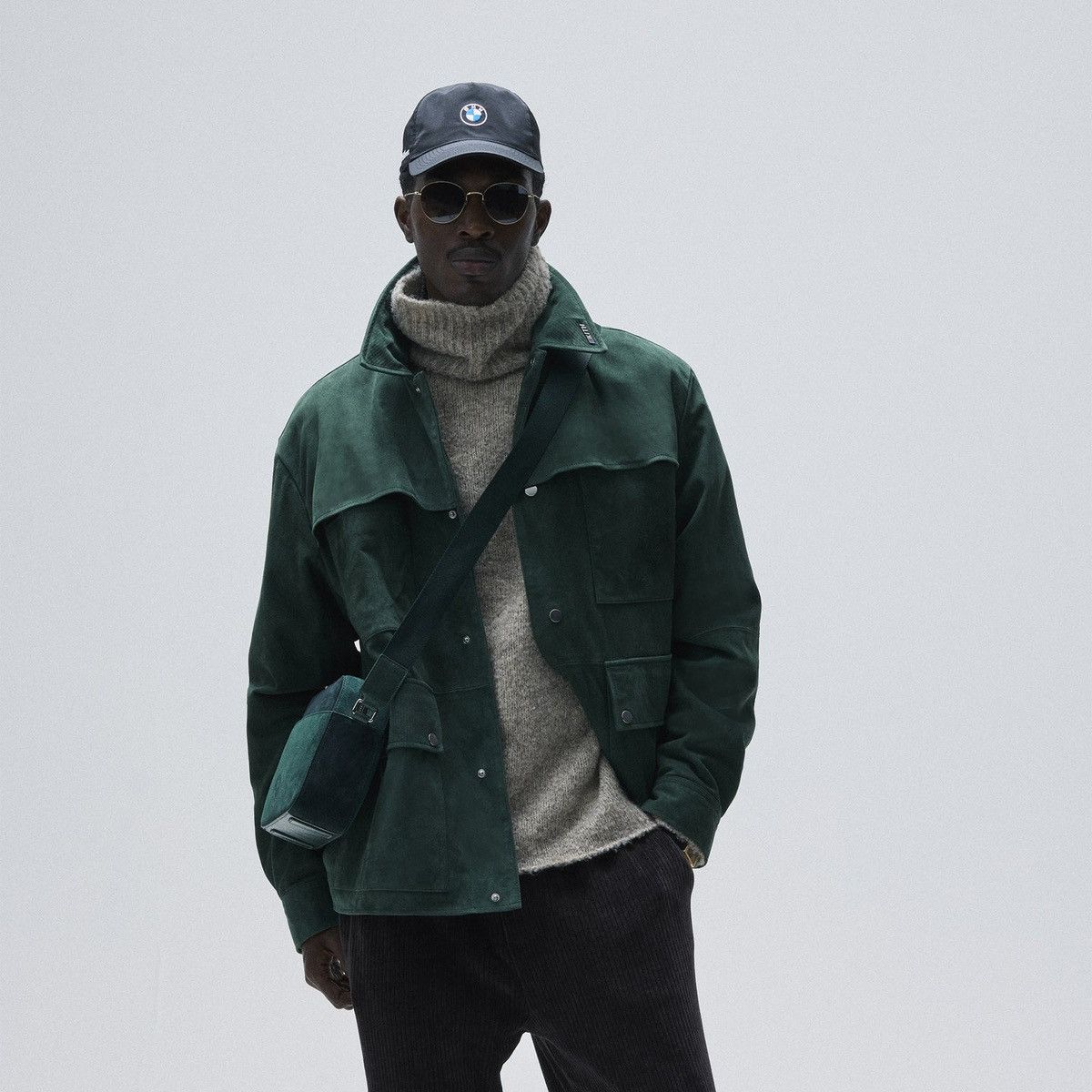 Kith Kith for BMW Finn Suede Jacket in “Vitality” (Dark Green) XL Size US XL / EU 56 / 4 - 2 Thumbnail