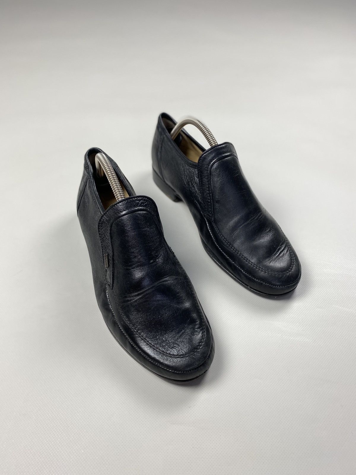 Barker MenS Leather Loafer Shoes Size Us 8.5 / Uk 7.5 in Black, Men's