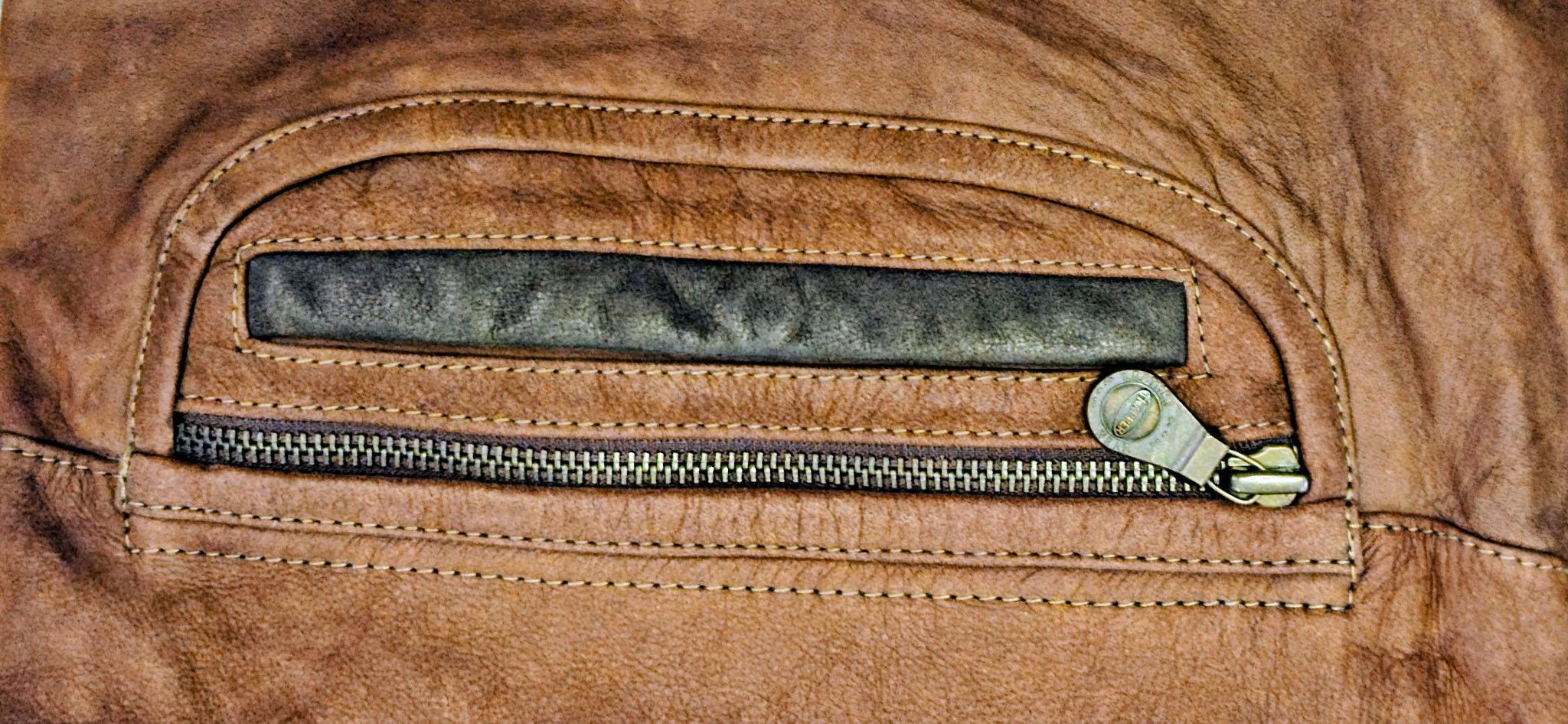 Vintage Original Trapper Leatherwear Coat 3/4 Length XL