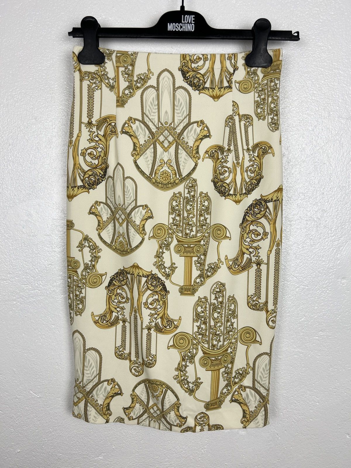 Versace Versace Collection Gianni Iconic Baroque Style Pencil Skirt Size 27" / US 4 / IT 40 - 1 Thumbnail