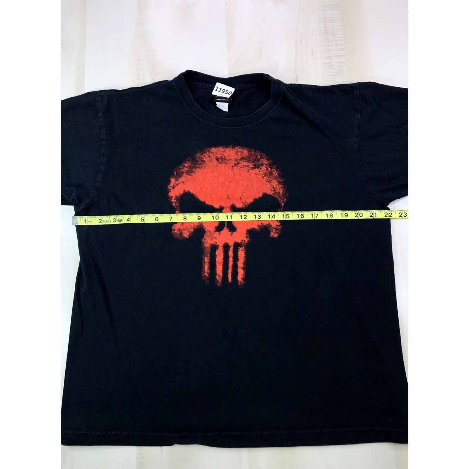 Vintage VINTAGE Marvel Punisher Movie Promo Black Graphic T Shirt Adult Large Size US M / EU 48-50 / 2 - 6 Thumbnail