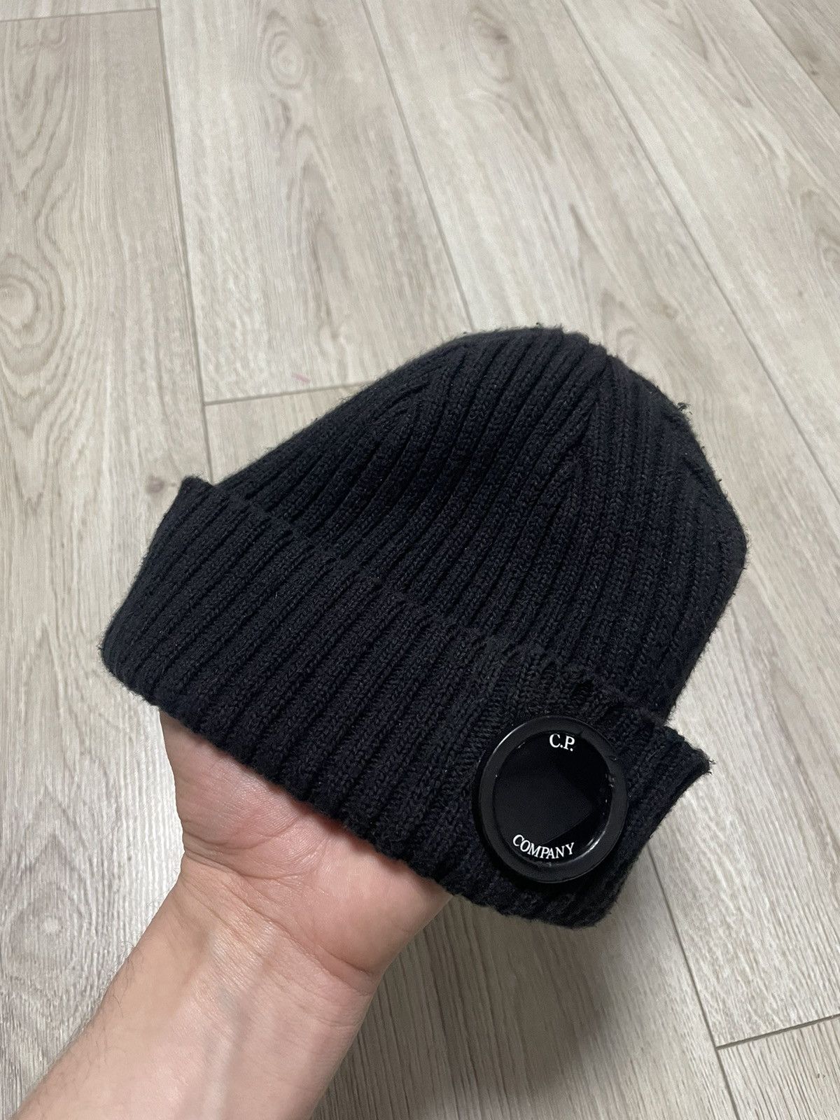 Vintage Vintage CP Company Single Lense Beanie Wool Hat Size ONE SIZE - 2 Thumbnail