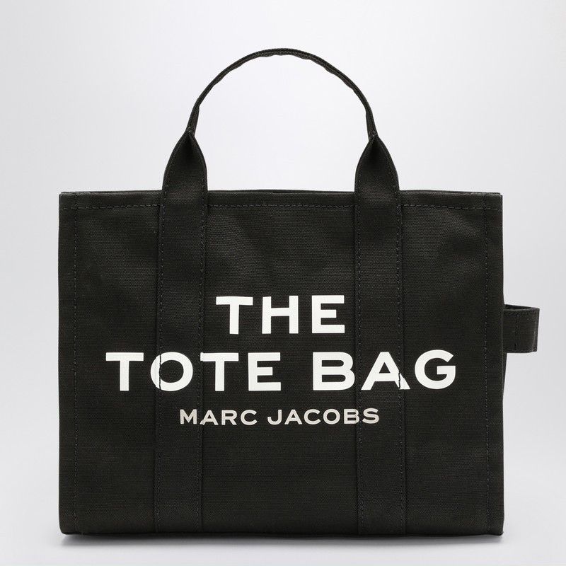 Marc Jacobs Marc Jacobs The Medium Tote Bag In Black Canvas Size ONE SIZE - 1 Thumbnail