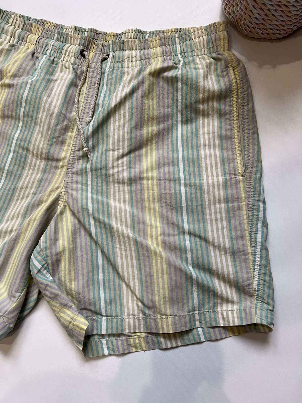 Lacoste Lacoste Shorts Vintage 90s Swim Striped Size US 32 / EU 48 - 2 Thumbnail
