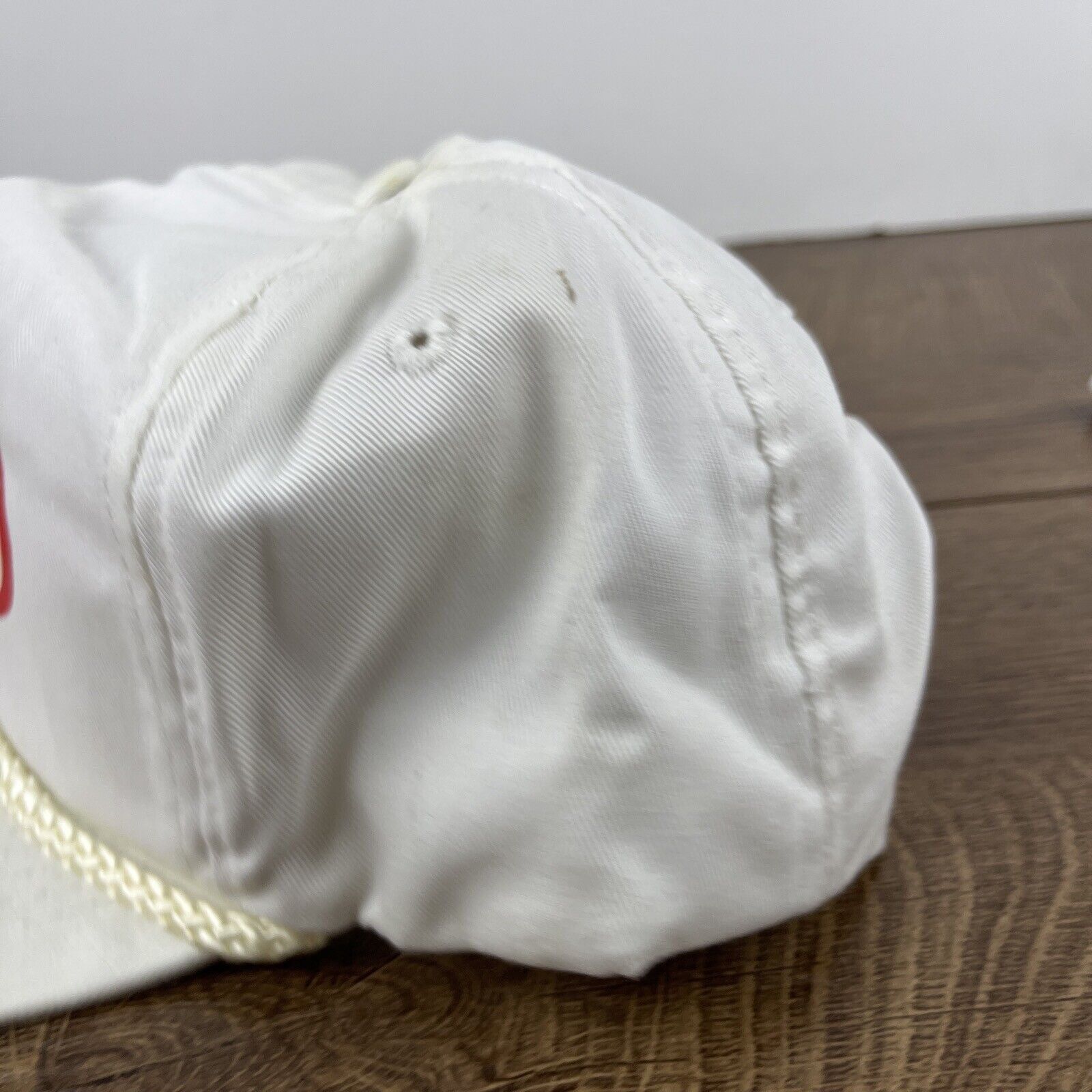 Other Glidden Hat Snapback White Adjustable Hat Adult Size Hat Whi Size ONE SIZE - 7 Thumbnail