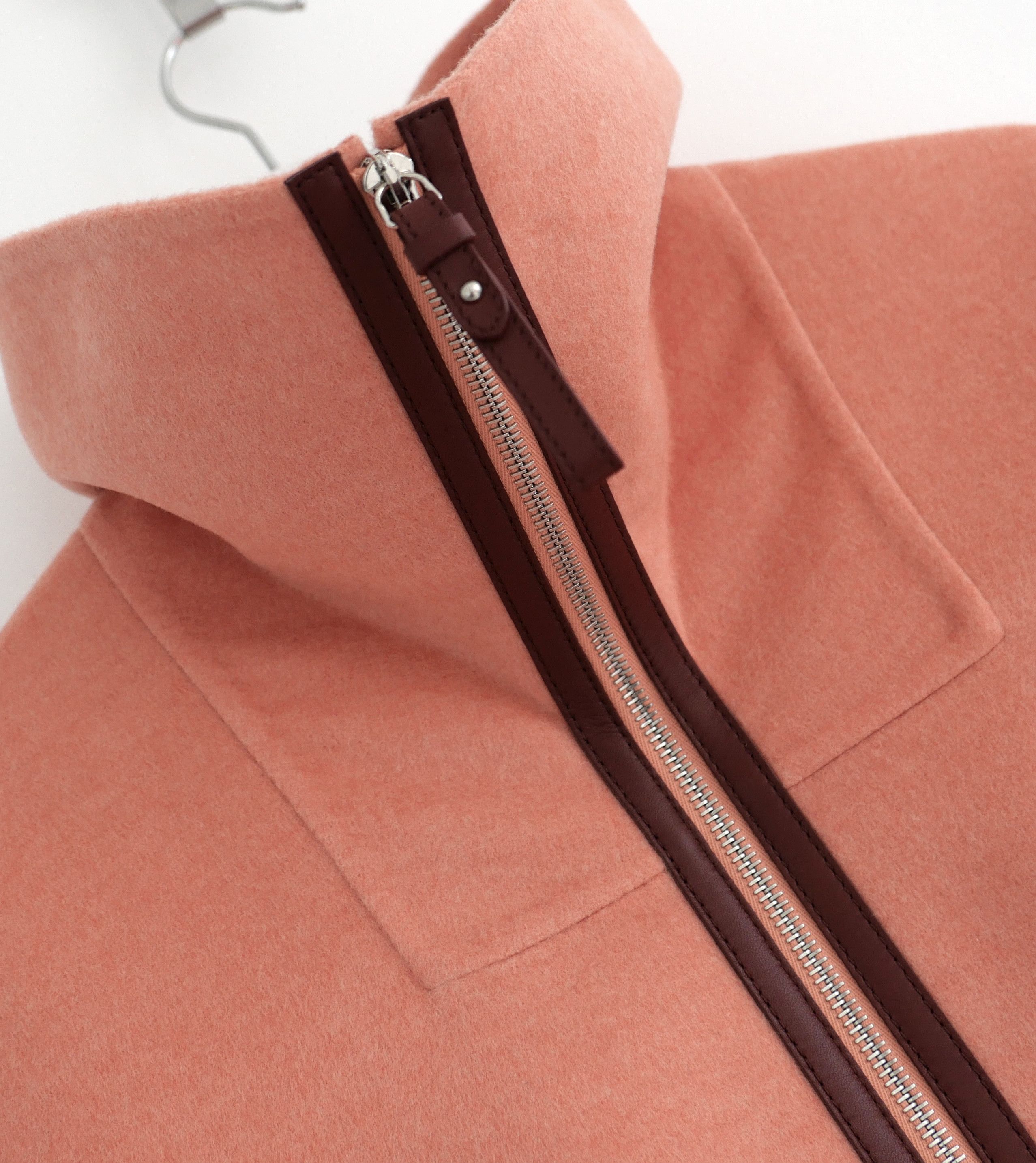 Hermes Hermes Rose Quartz Double Faced Cashmere Cape Fit Jacket Size XS / US 0-2 / IT 36-38 - 5 Thumbnail