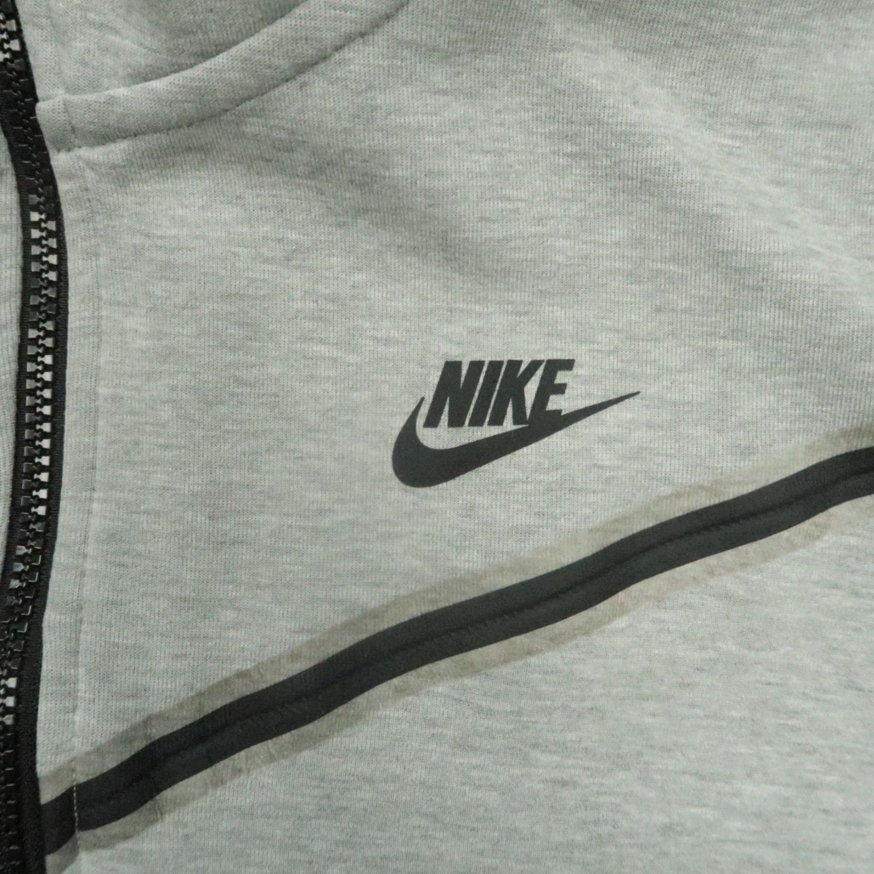 Nike Nike Hoodie Mens Large Gray NSW Tech Fleece Windrunner Full Zip Hooded Jacket Size US L / EU 52-54 / 3 - 4 Thumbnail