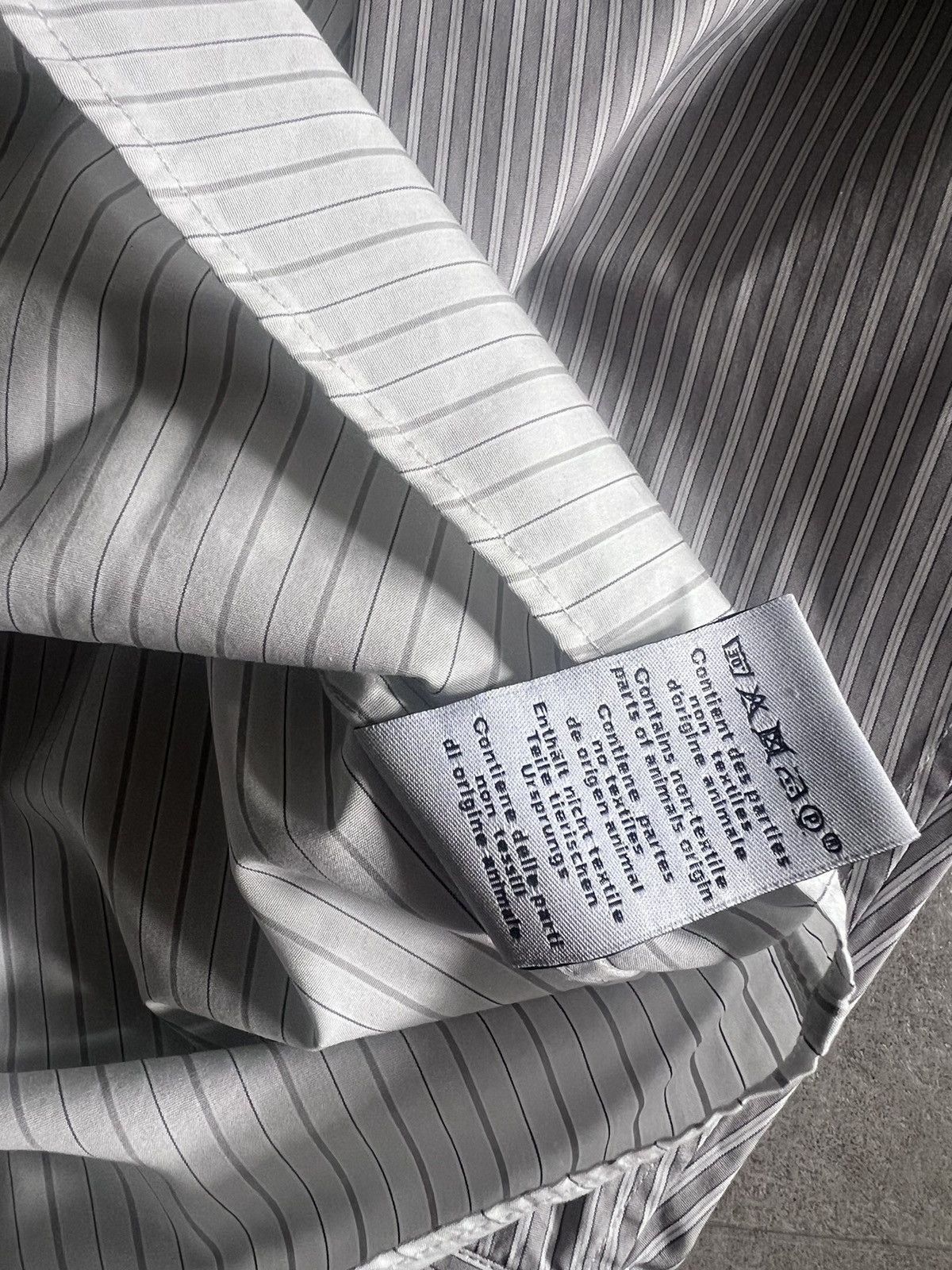 Hermes Hermes Double Layered Stripe Shirt Size US M / EU 48-50 / 2 - 4 Thumbnail