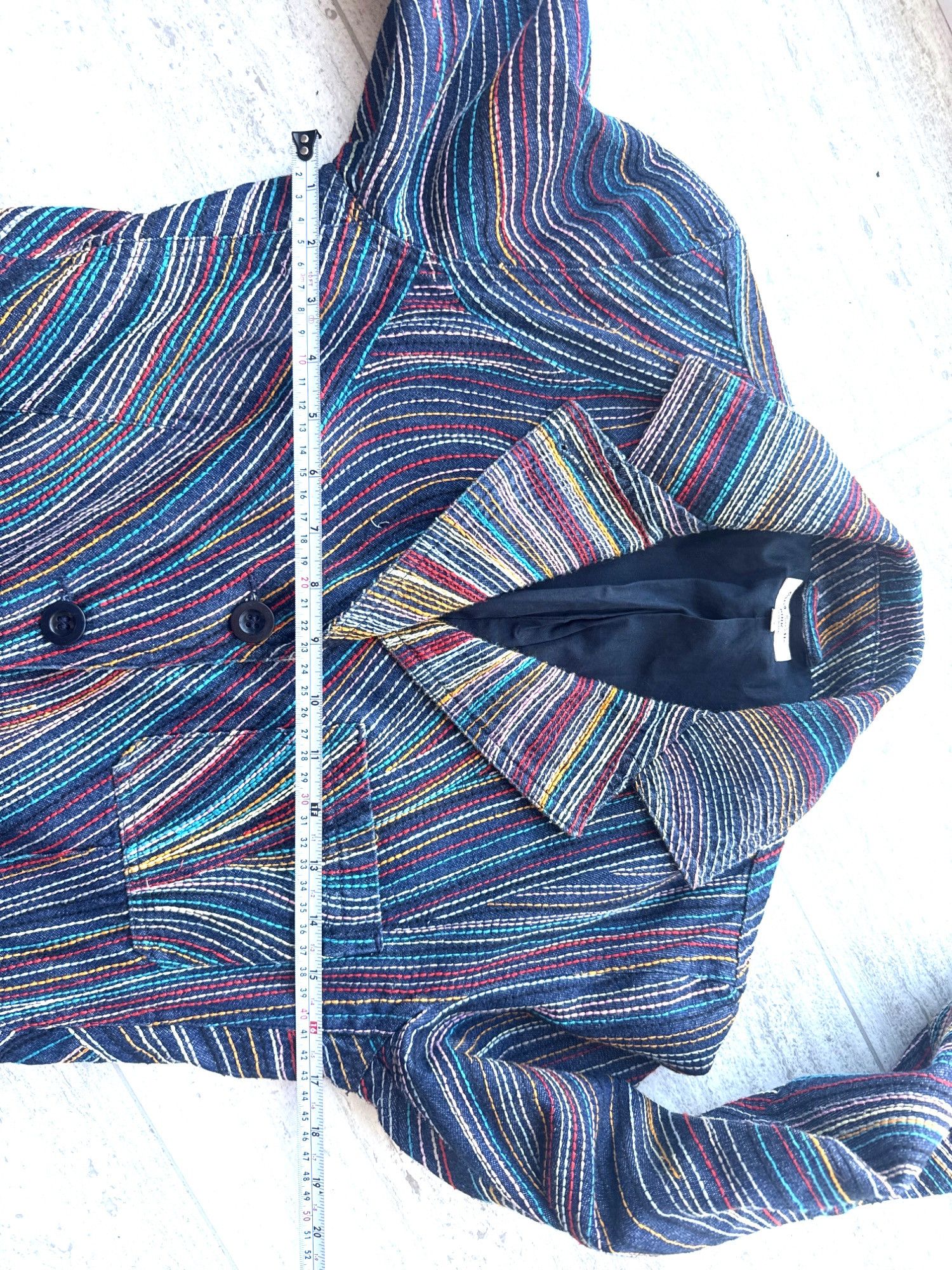 Paul Smith Multicolor Striped Womens Blazer Jacket Paul Smith signature Size S / US 4 / IT 40 - 5 Thumbnail