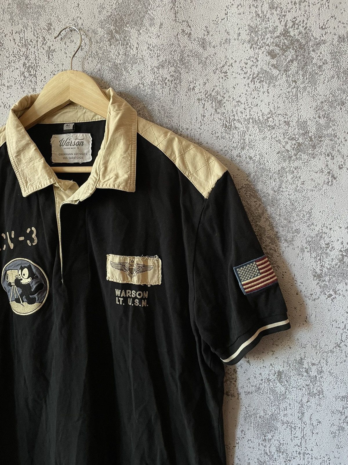 Other Vintage Warson Avenger Motors Polo Shirt Size US XL / EU 56 / 4 - 4 Thumbnail