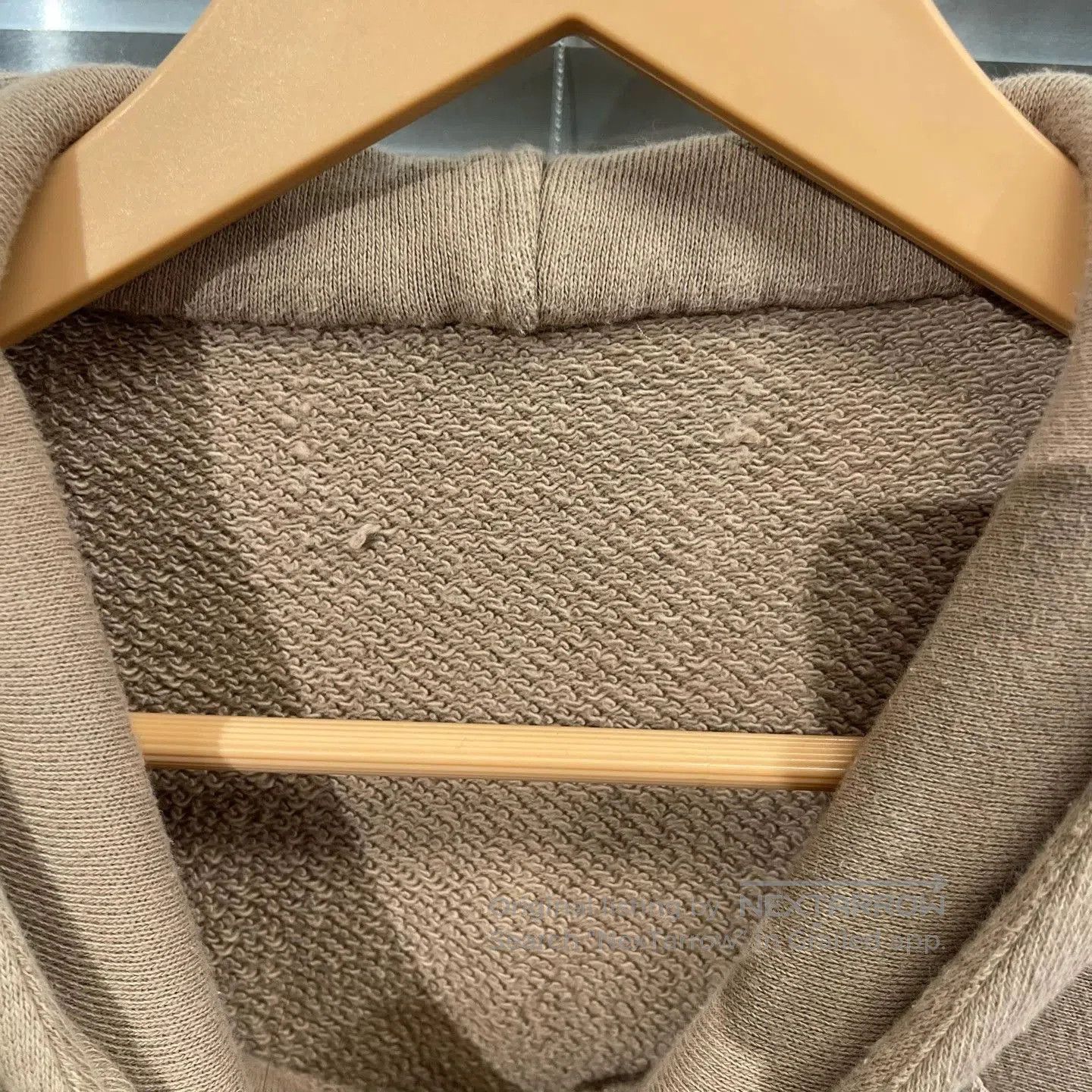 Gucci Beige Half-Zip Hoodie with Striped Chest Band. Size US M / EU 48-50 / 2 - 3 Thumbnail
