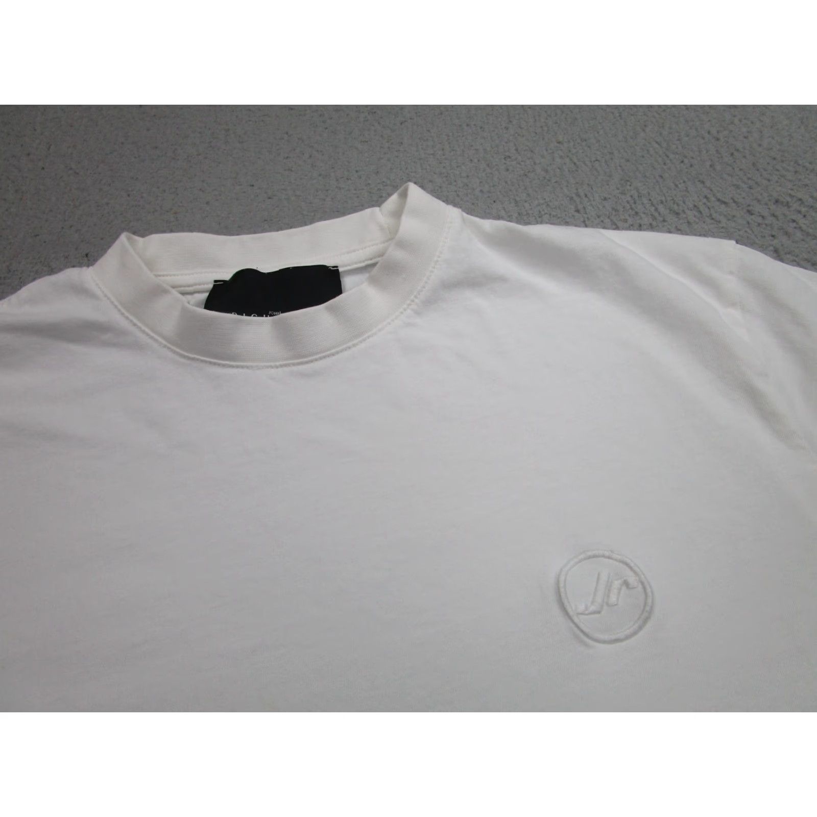 John Richmond John Richmond Shirt Mens XL White Cotton Short Sleeve Crewneck Embroidered Logo Size US XL / EU 56 / 4 - 3 Thumbnail