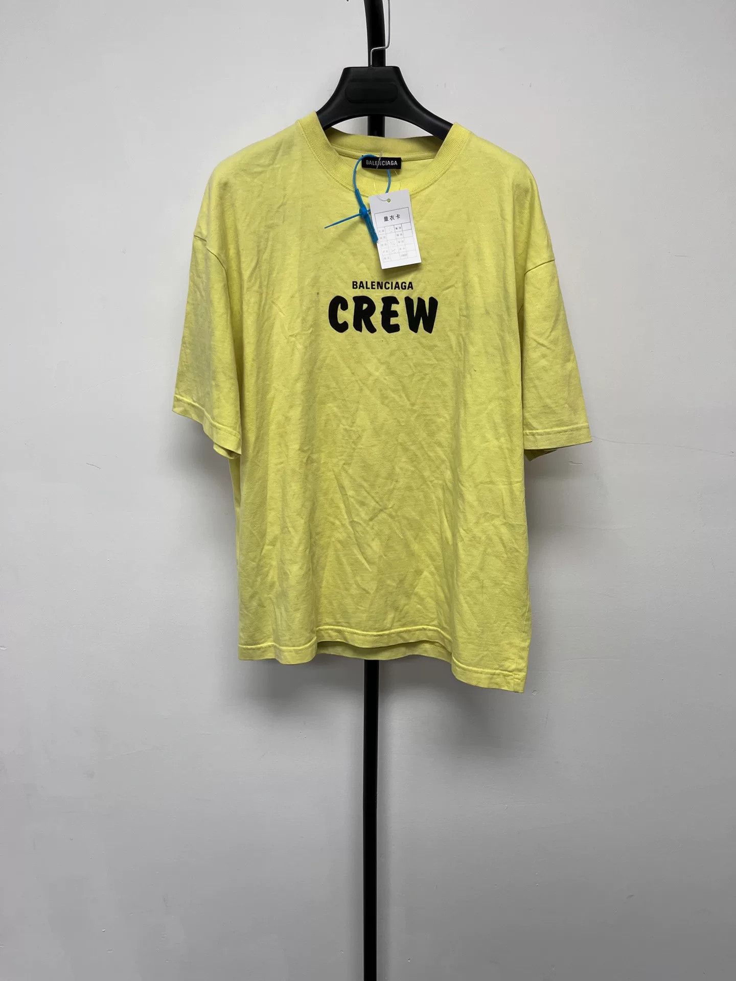 Balenciaga balenciaga logo print crew neck tee Size S / US 4 / IT 40 - 1 Thumbnail