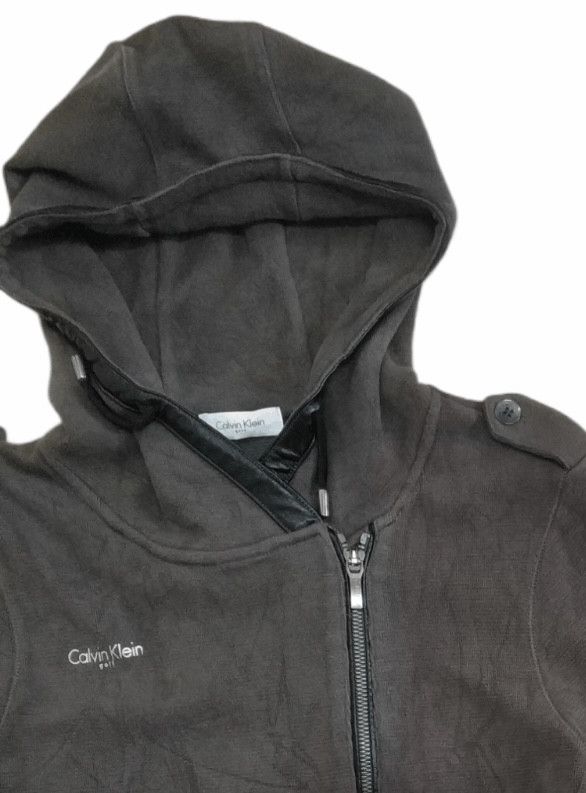 Calvin Klein 🔥Calvin Klein Golf Leather Lining Pullover Zipper Hoodies Size XS / US 0-2 / IT 36-38 - 7 Thumbnail