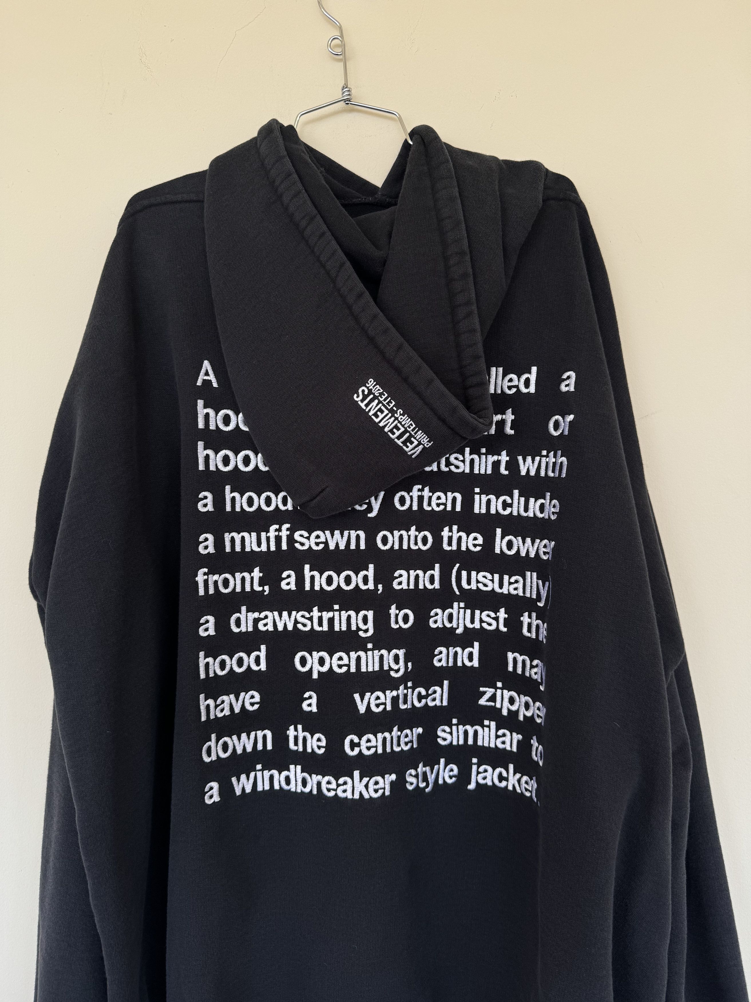 Vetements Vetements Hoodie Hoodie Size US M / EU 48-50 / 2 - 5 Thumbnail