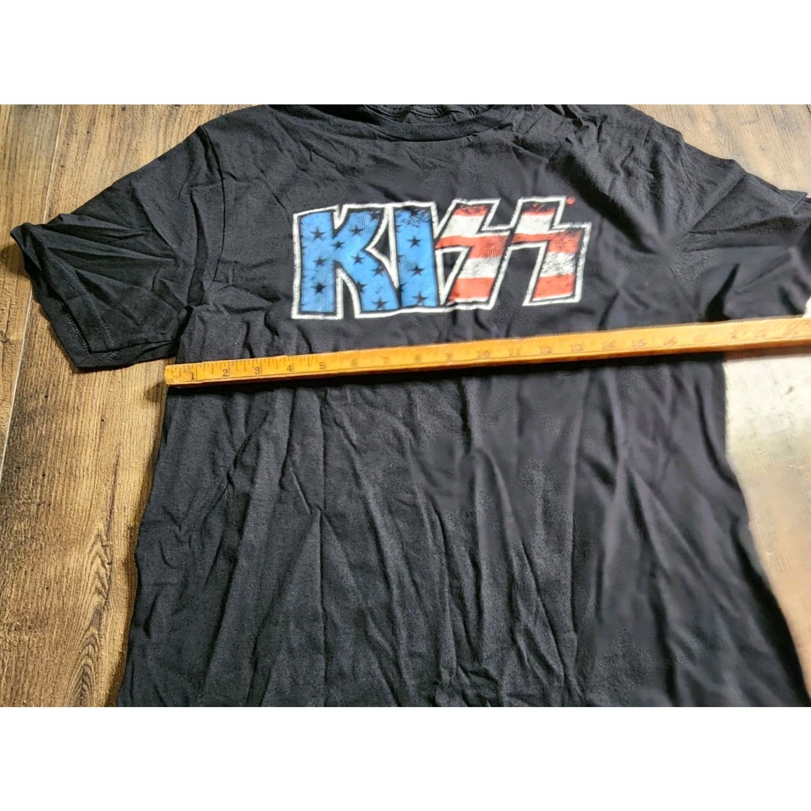Etro Mens M Kiss American Flag Band Tee T Shirt USA Music Rock Retro Size US M / EU 48-50 / 2 - 3 Thumbnail