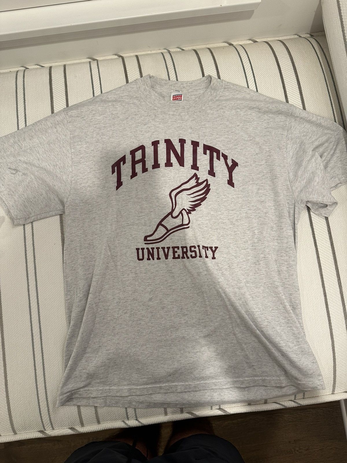 Vintage Vintage Trinity University Tee Size US XL / EU 56 / 4 - 1 Thumbnail