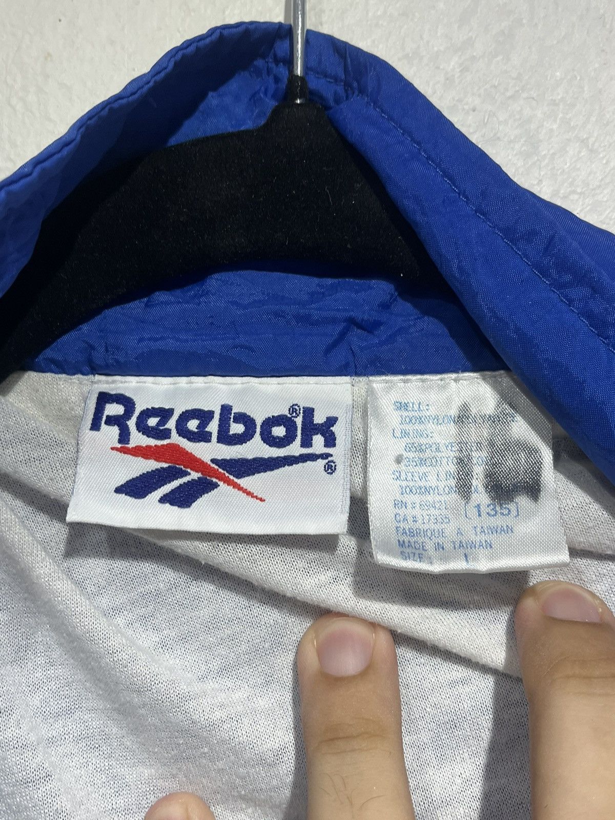 Reebok × Vintage Vintage Reebok Windbreaker Size US L / EU 52-54 / 3 - 3 Thumbnail