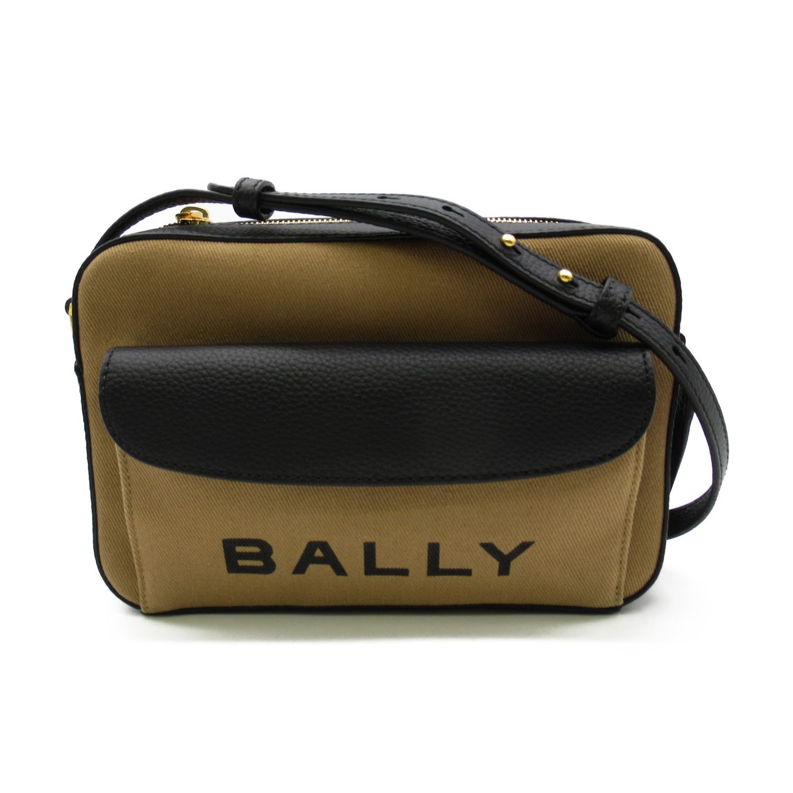 Bally Bally Bar Daniel Shoulder Bag Canvas Shoulder Bag 6304577 in Great Condition Size ONE SIZE - 1 Thumbnail
