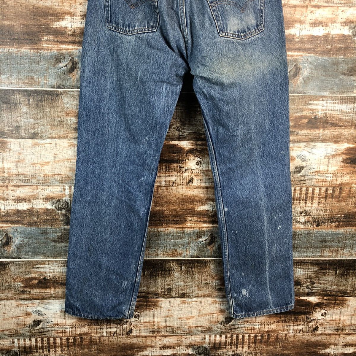 Levi's DL Levis 501 X Wildstyle super Lovers Rock denim #A2620 Size US 31 - 18 Thumbnail