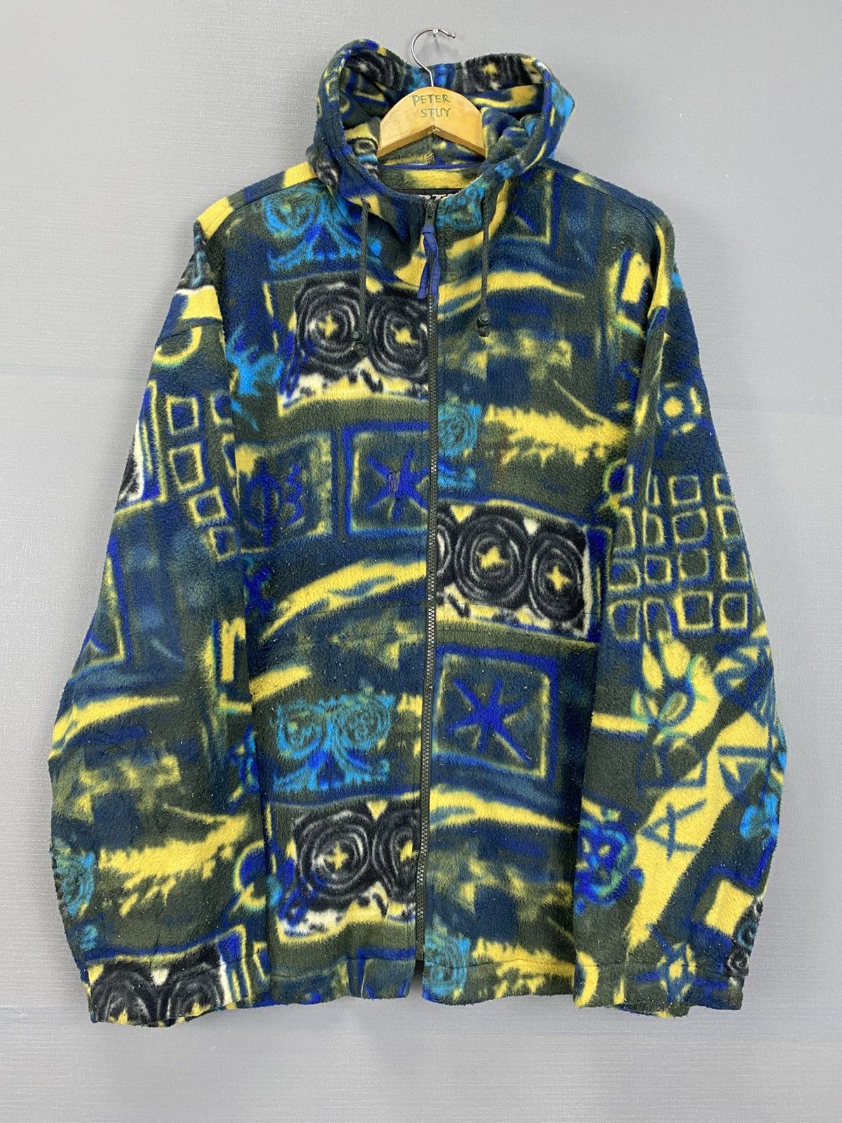 Japanese Brand × Vintage Vintage North Stream Printed fleece Hoodie Size US L / EU 52-54 / 3 - 8 Thumbnail
