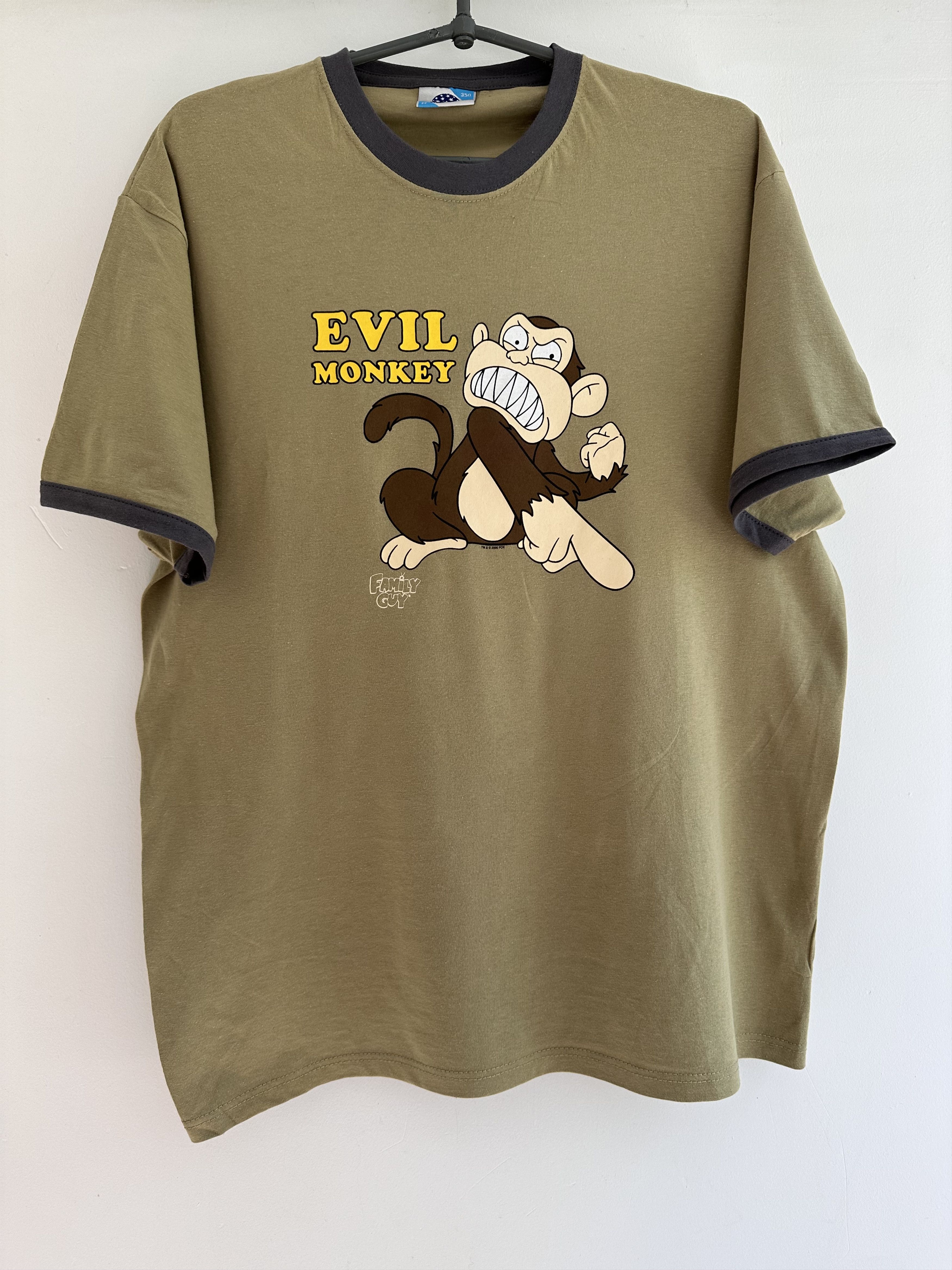 Vintage Family Guy Evil Monkey vintage t shirt 2006 Size US M / EU 48-50 / 2 - 1 Thumbnail