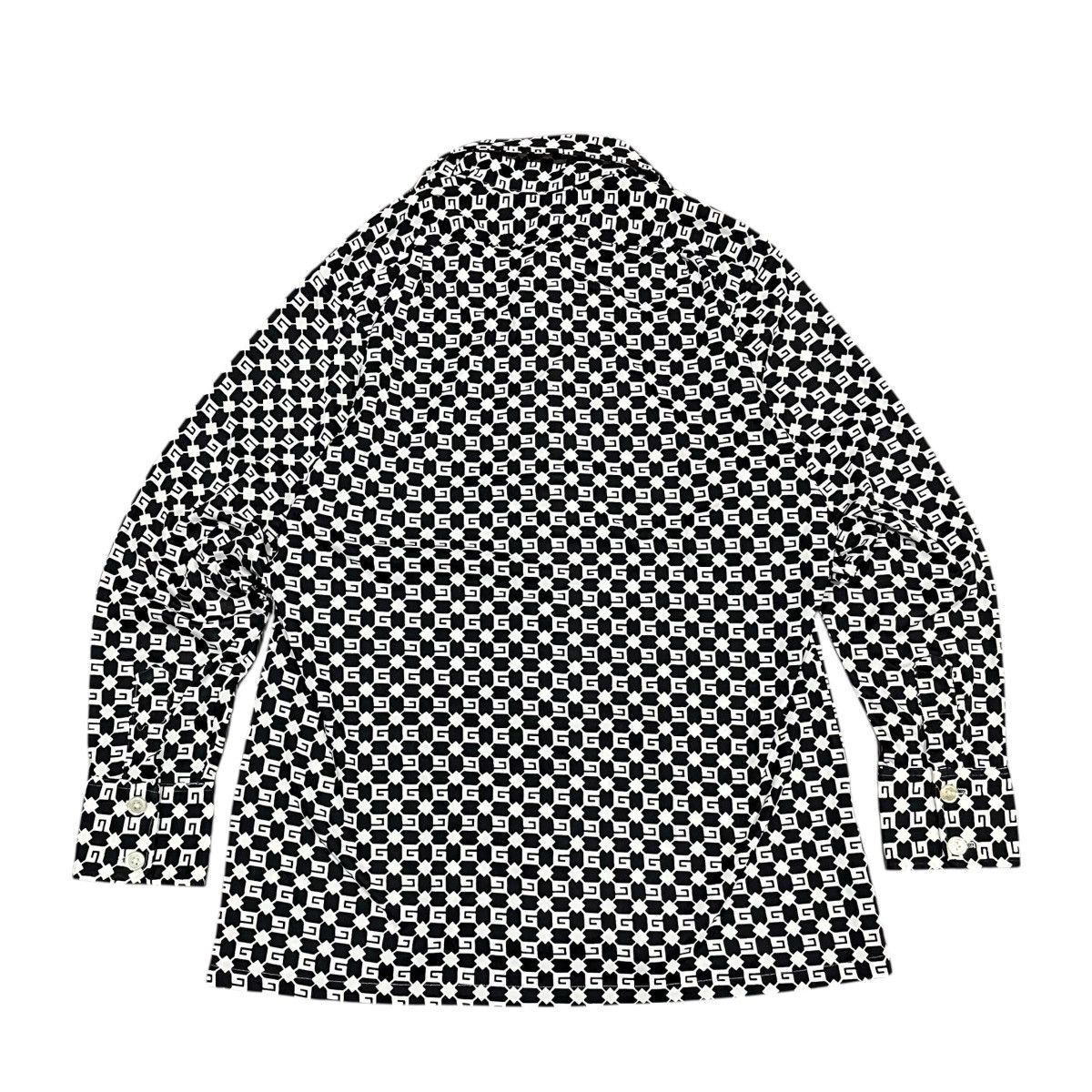 Givenchy 90s Givenchy For Chesa Shirt Monochrome Geometric Logo Size US L / EU 52-54 / 3 - 5 Thumbnail