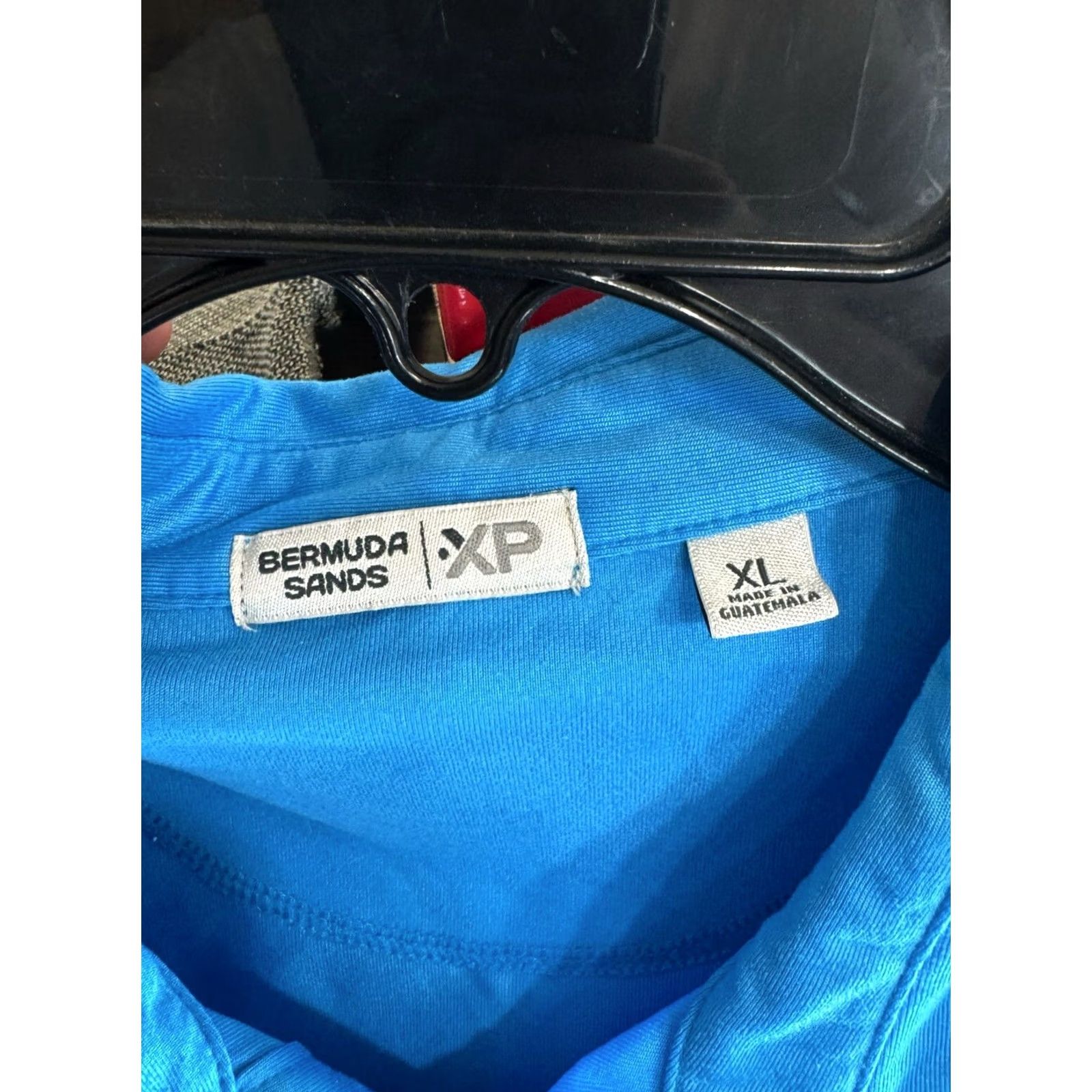 Vintage Bermuda Sands Sky Bleu Poly Polo Shirt XL Men Size US XL / EU 56 / 4 - 4 Thumbnail