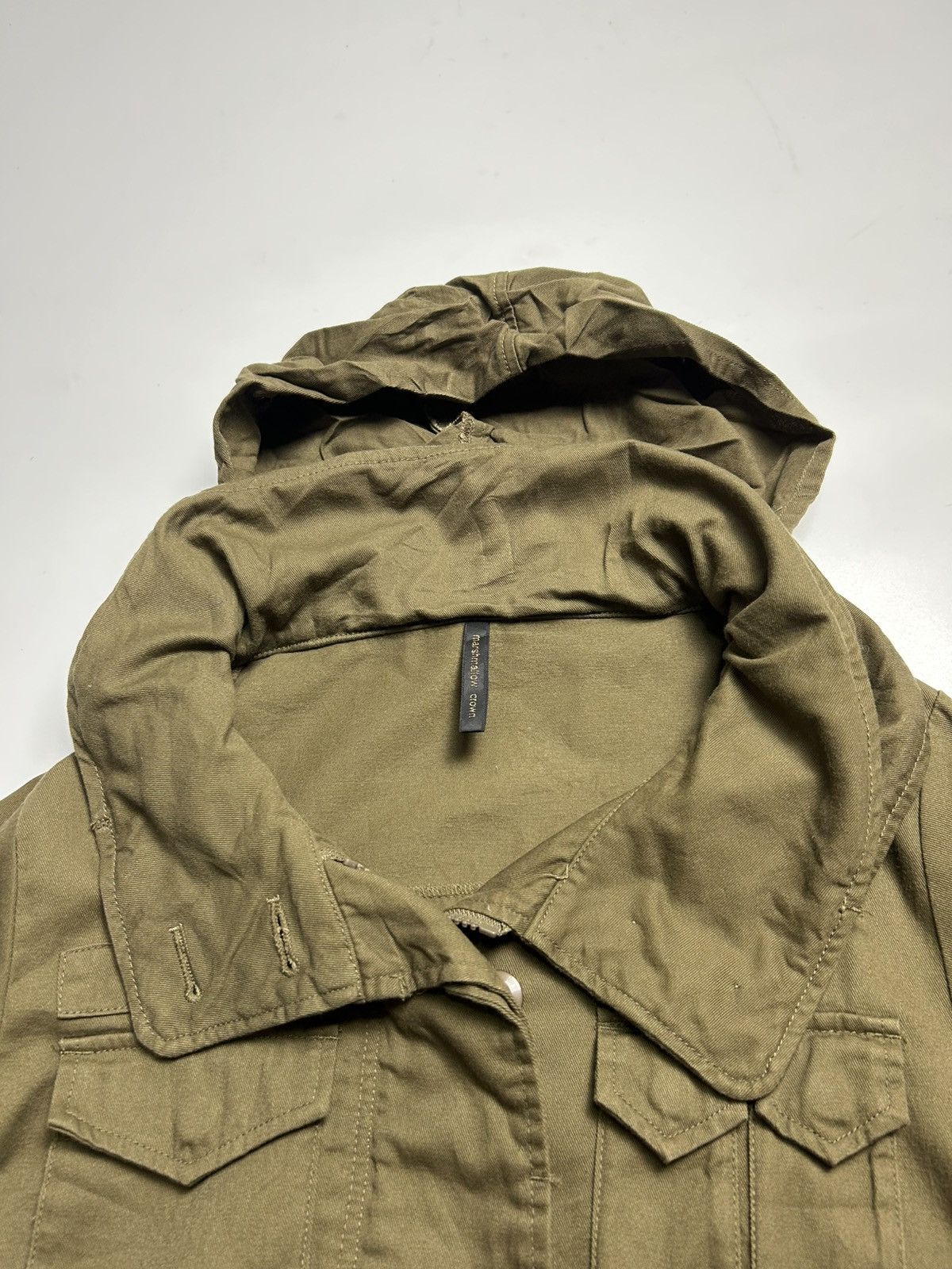 Japanese Brand MARSHMALLOW CROWN MULTI POCKET WORK JACKET Size ONE SIZE - 4 Thumbnail