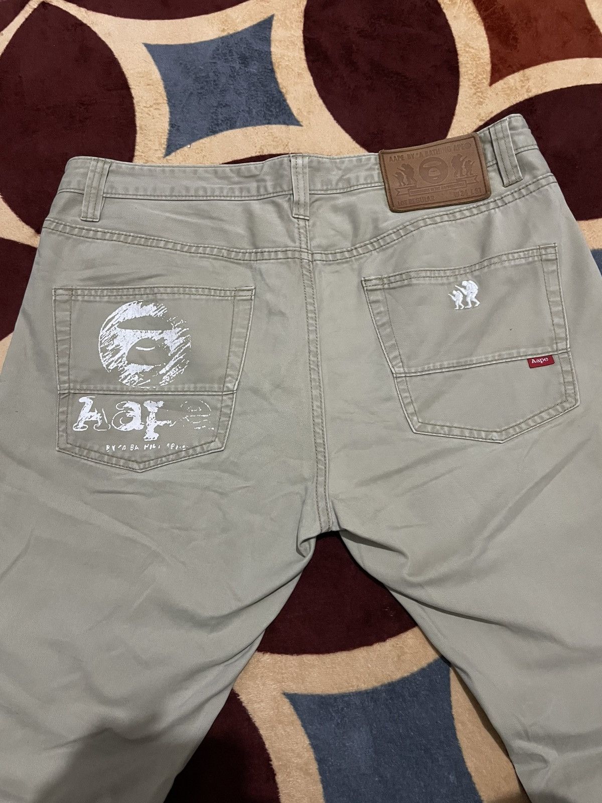 Aape CRAZY Aape chinos AOP Size US 35 - 3 Thumbnail