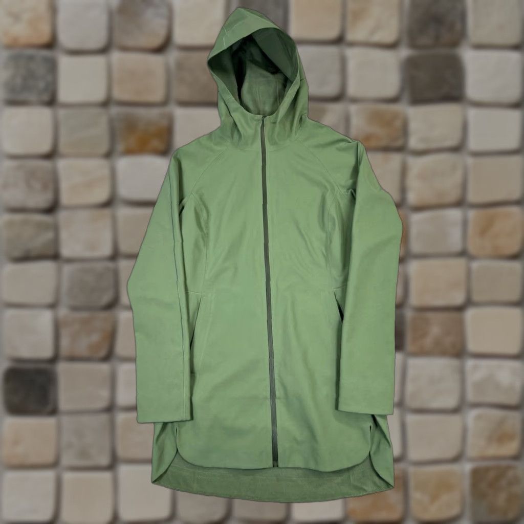 Lululemon Glyde Along Jacket Womens 4 Green Full Zip Jacket