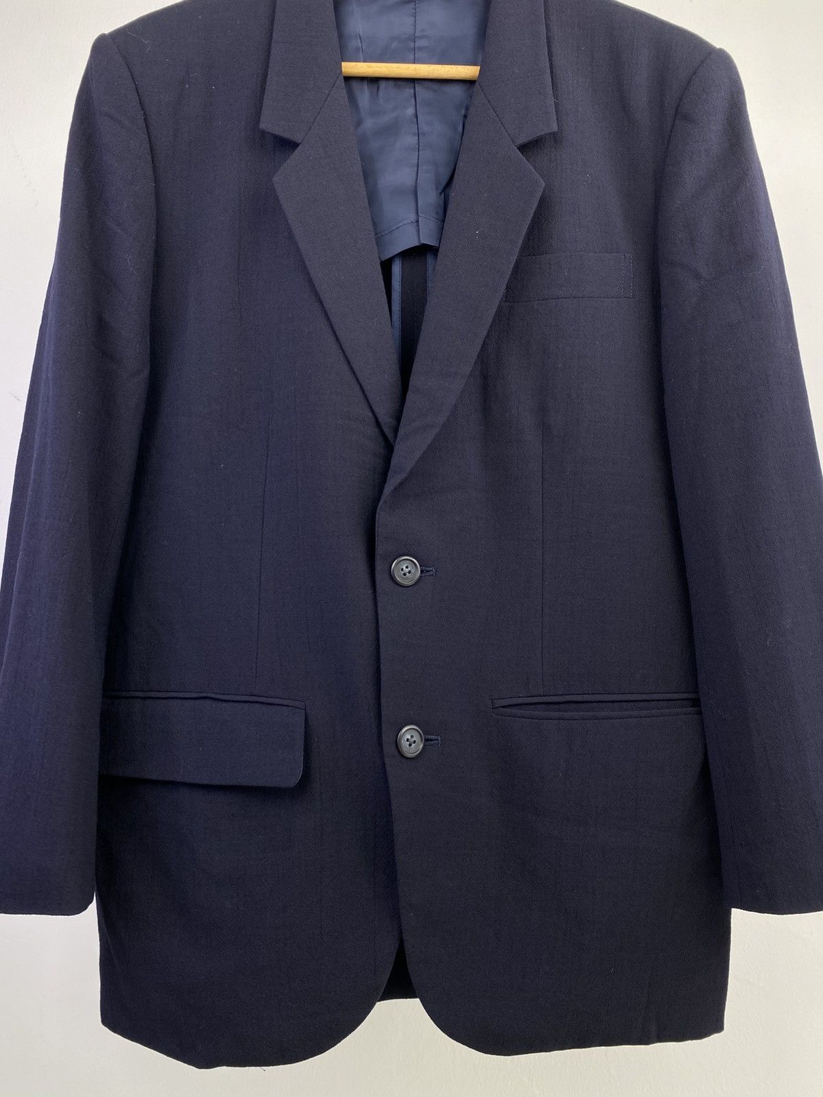 Yohji Yamamoto Vintage 80’s 90’s Y’s for Men Navy Blazer Jacket Size US S / EU 44-46 / 1 - 5 Thumbnail