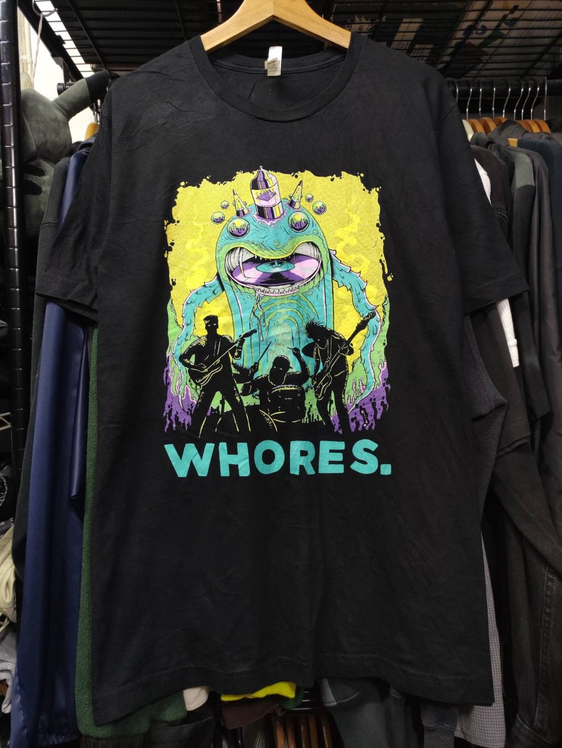 Band Tees WHORES. Band " I See " Limited to 300 T-Shirt Size US XL / EU 56 / 4 - 2 Thumbnail