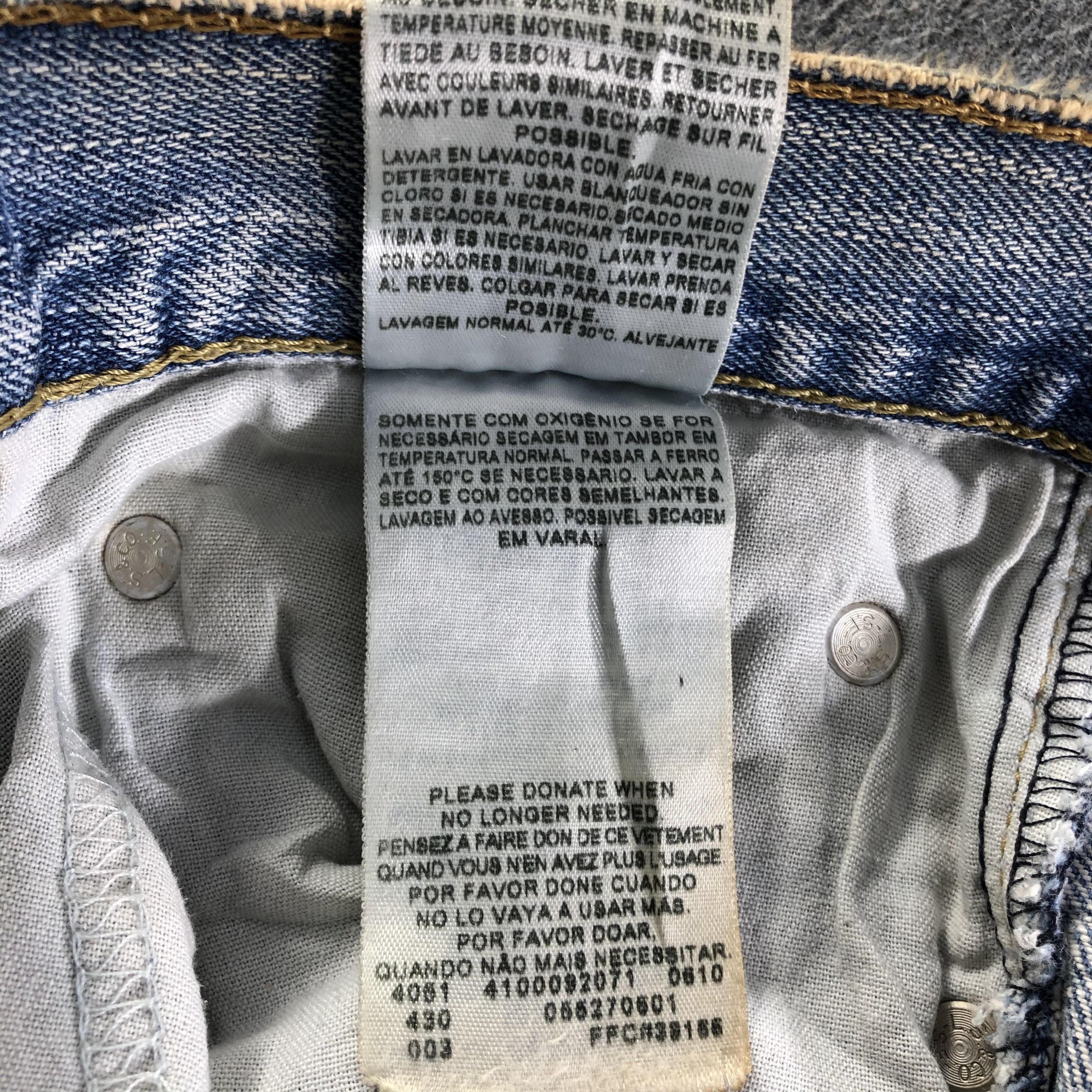 Levi's Vintage Levis 527 Mini Flared Jeans-J4299 Size US 35 - 14 Thumbnail