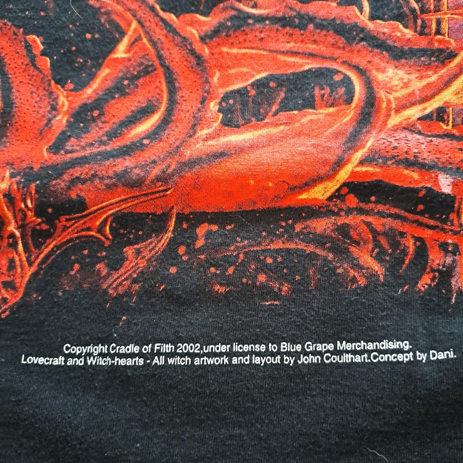 Band Tees Cradle of Filth 2002 Lovecraft and Witch Hearts longsleeve L Size US L / EU 52-54 / 3 - 4 Thumbnail