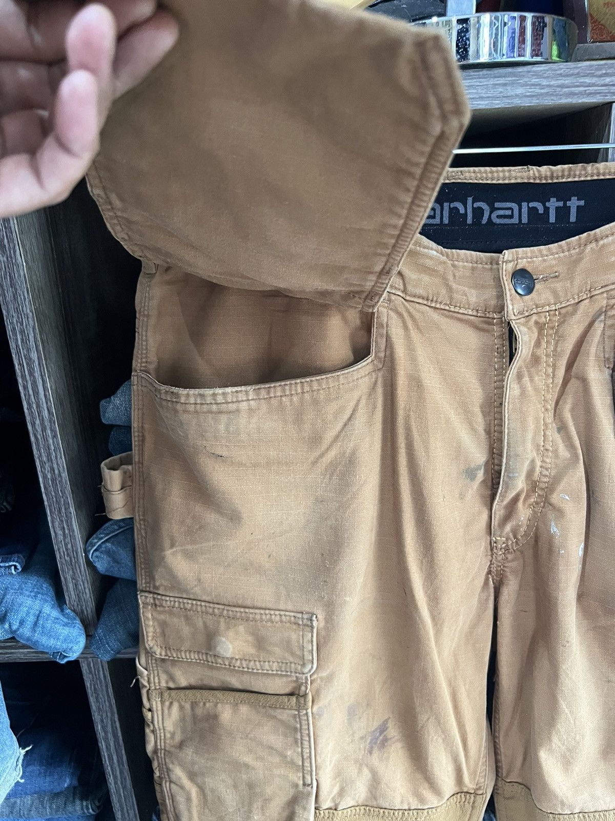 Carhartt 🔥Crazy Rare Carhartt Ripstop Multipockets Double Knee Size US 35 - 8 Thumbnail