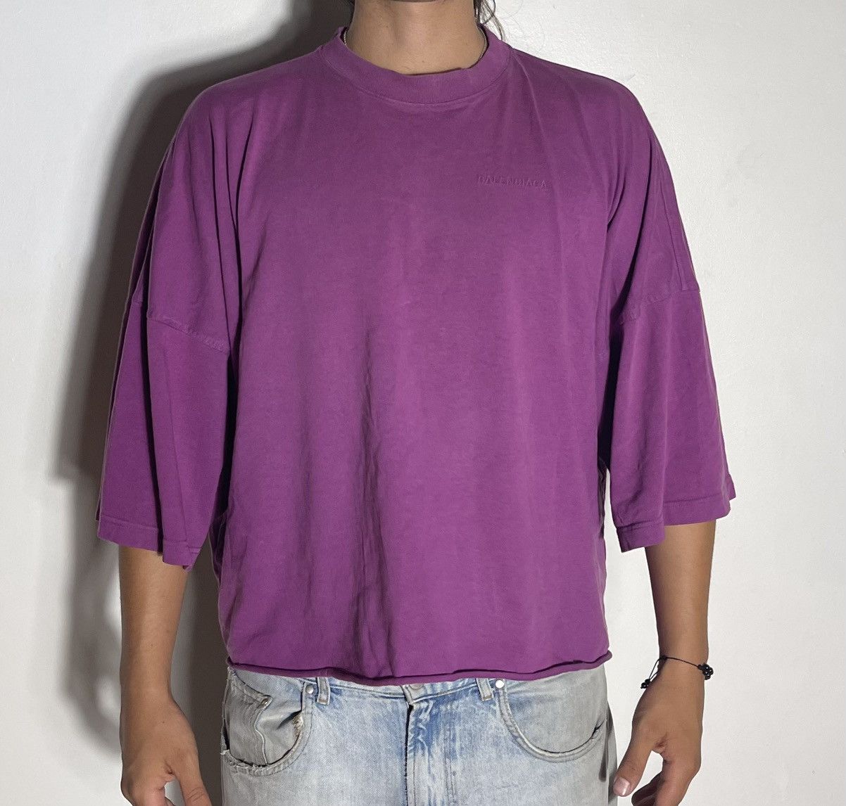 Balenciaga BALENCIAGA LOGO SHIRT Size US XXL / EU 58 / 5 - 1 Thumbnail