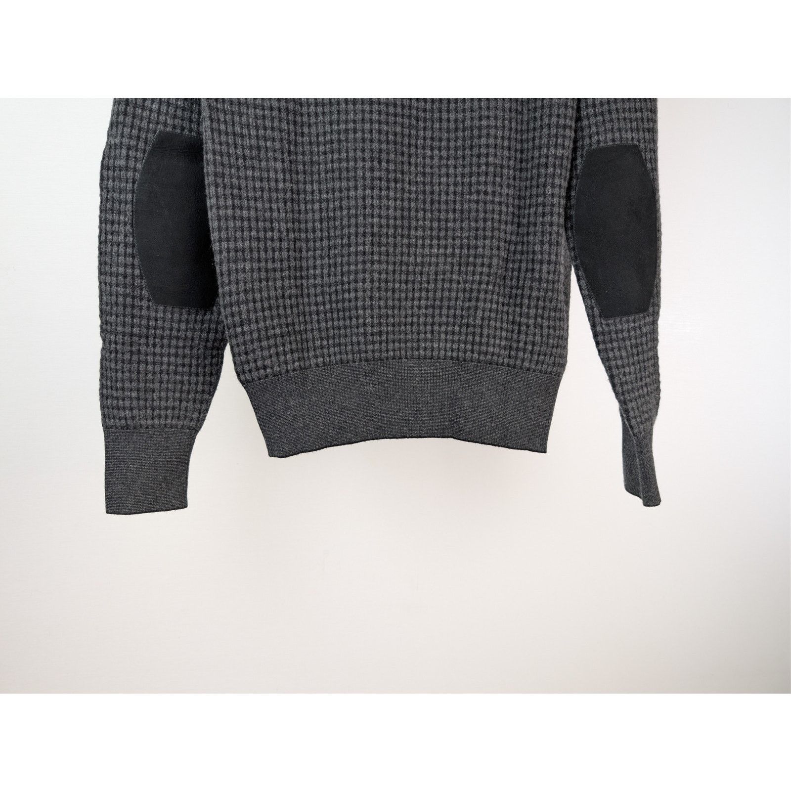 Tom Ford o1rshd1 CC20 checkered crewneck sweater in Grey Size US M / EU 48-50 / 2 - 12 Thumbnail