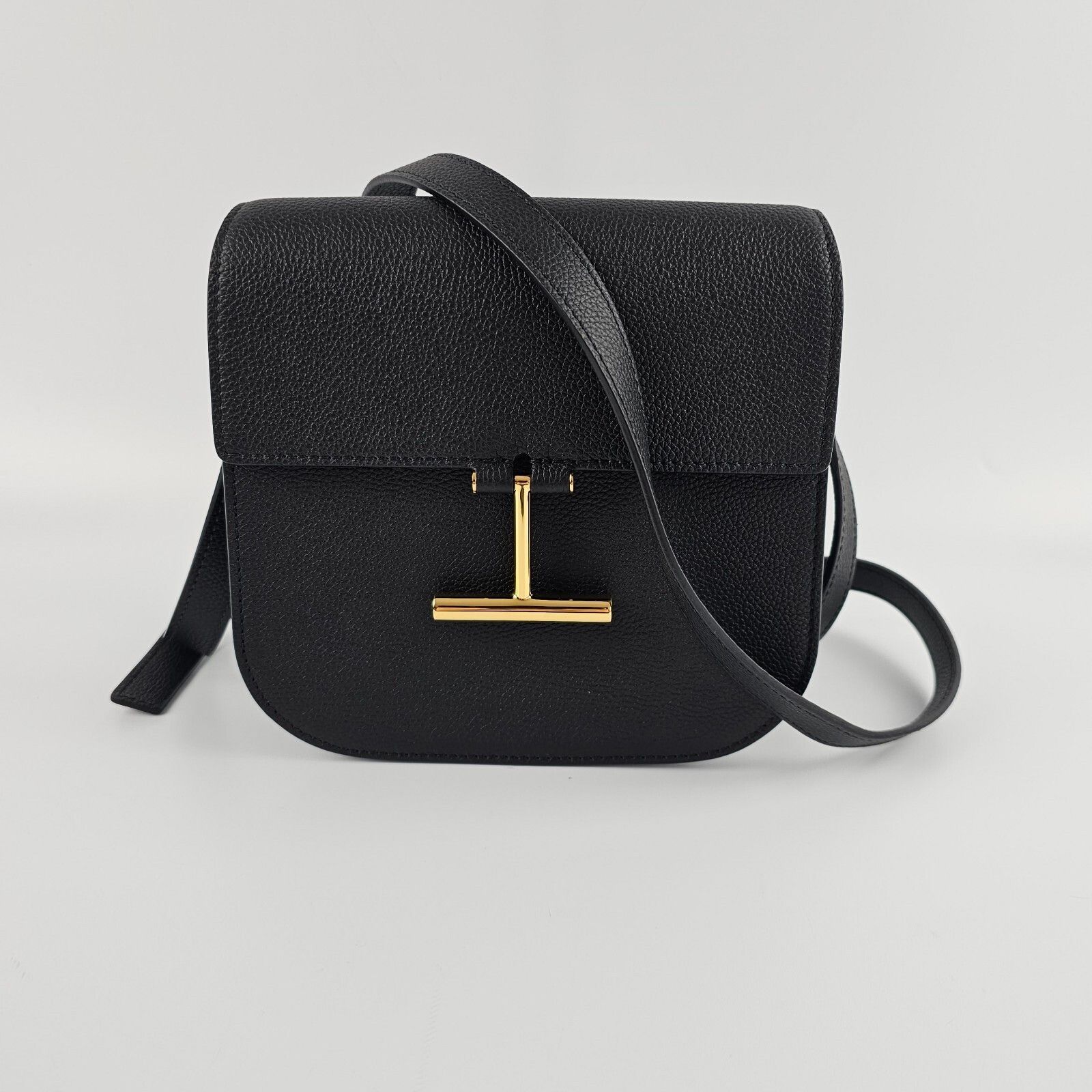 Tom Ford Tom Ford Mini Tara Black Leather Shoulder Bag New Size ONE SIZE - 4 Thumbnail
