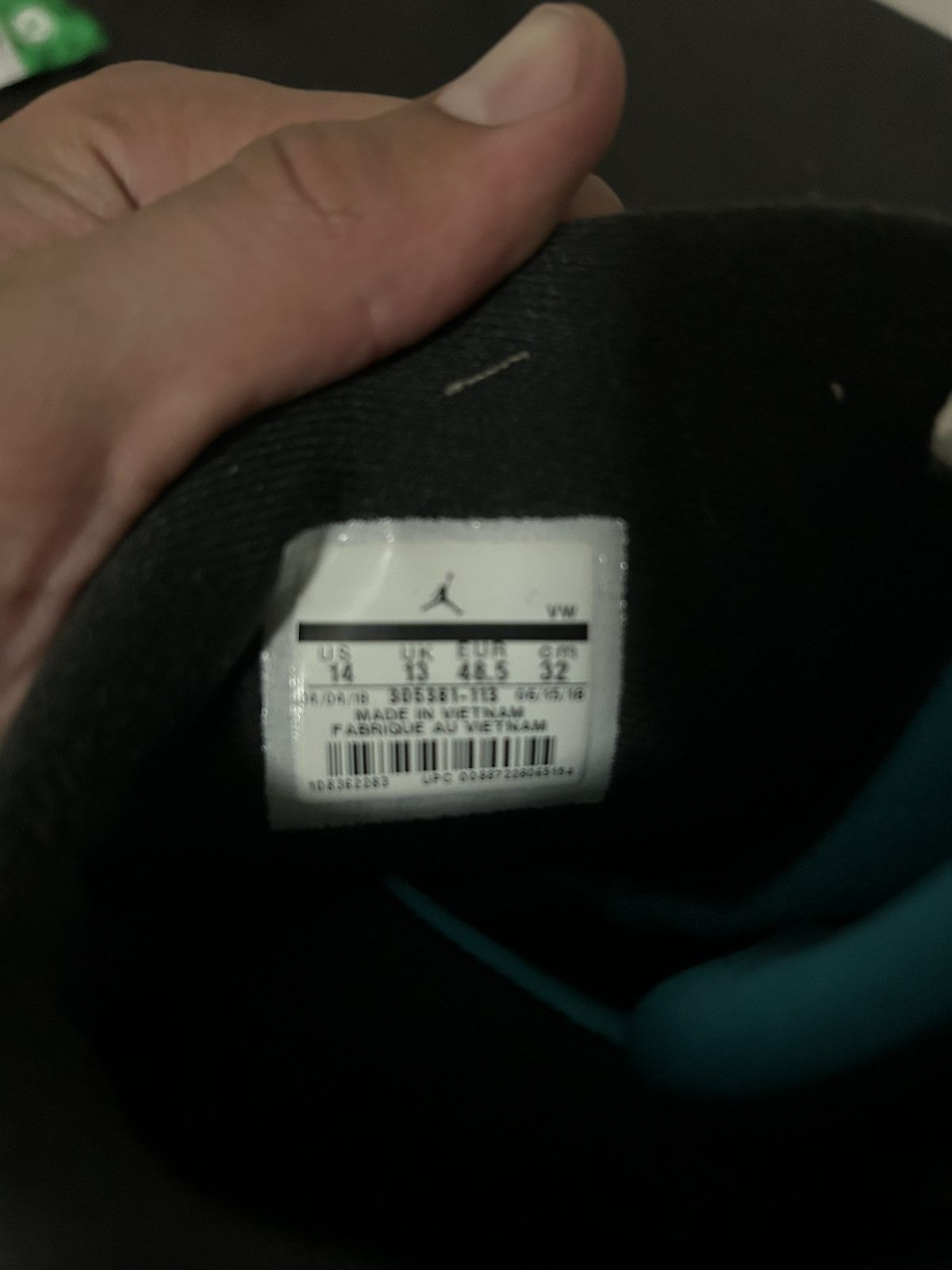 Jordan Brand × Vintage Jordan 8 South Beach Size US 14 / EU 47 - 6 Thumbnail