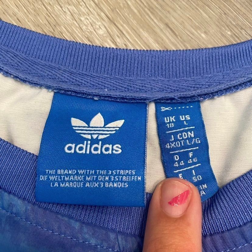 Adidas Adidas Blue Athletic Tank Top Women Large Bin J-18 Size L / US 10 / IT 46 - 4 Thumbnail