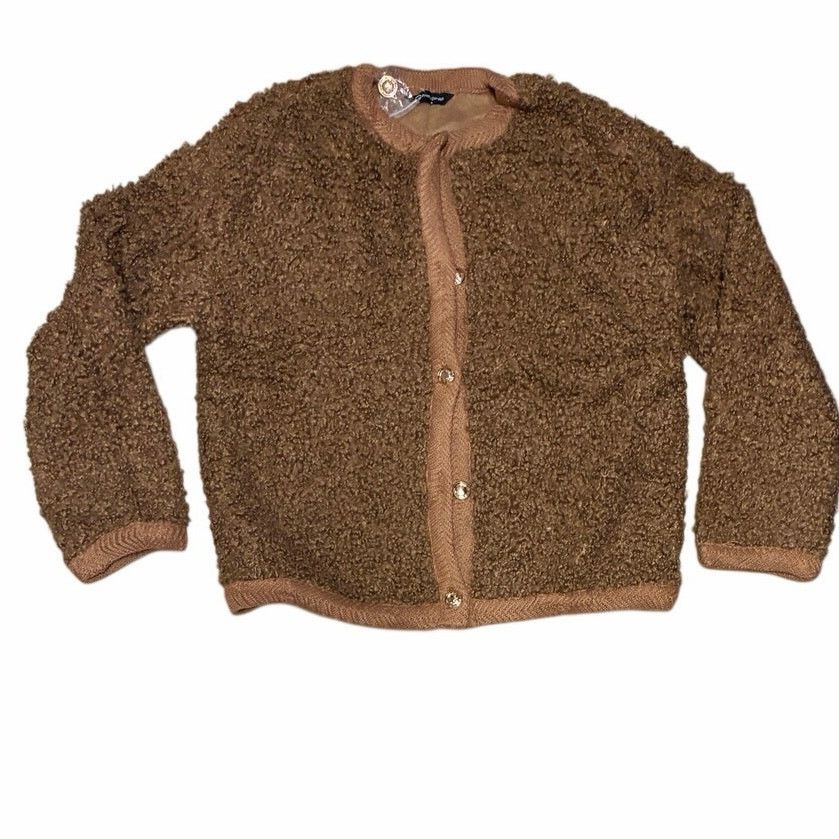The Unbranded Brand PrettyGarde Women Faux Fur Coat Fall Fuzzy Fleece Button up Size M / US 6-8 / IT 42-44 - 10 Thumbnail