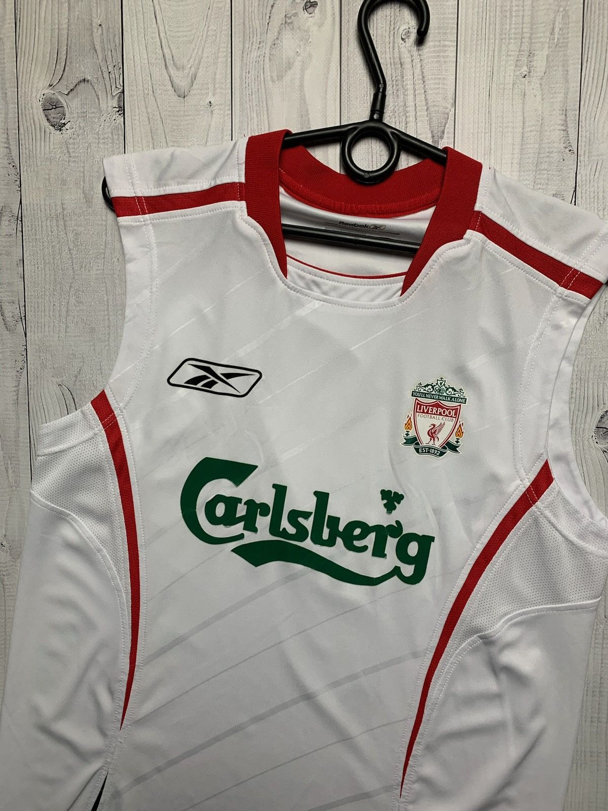 Vintage Vintage Reebok Liverpool soccer jersey size M Size US M / EU 48-50 / 2 - 2 Thumbnail