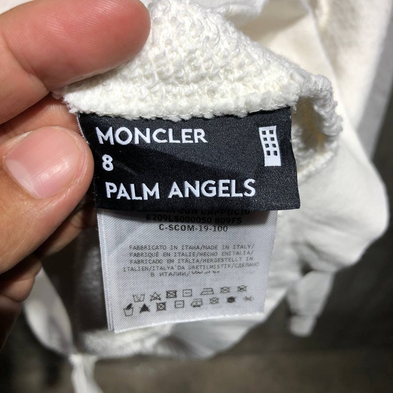 Moncler × Palm Angels Palm Angels x Moncler Mind Control hoodie fit 2-3XL Size US XXL / EU 58 / 5 - 15 Thumbnail