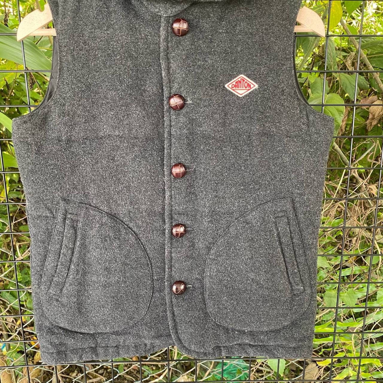 Beams Plus × Danton Danton Vatemens Beams Wool Hoodies Down Vest Size US S / EU 44-46 / 1 - 3 Thumbnail