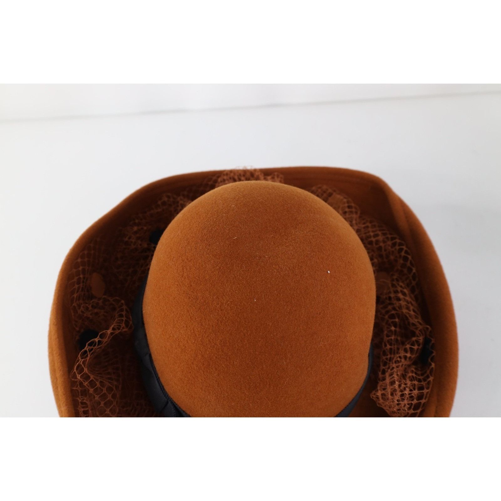 Vintage Vintage 60s Adolfo Mid Century Modern Birdcage Lace Hat Size ONE SIZE - 6 Thumbnail