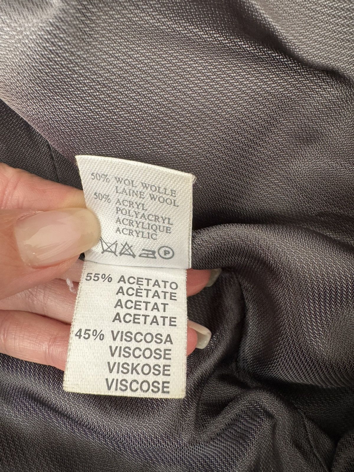 Other Vintage Roberto Sarto Abstract Knit Cardigan Italian Wool 50 Size US L / EU 52-54 / 3 - 7 Thumbnail