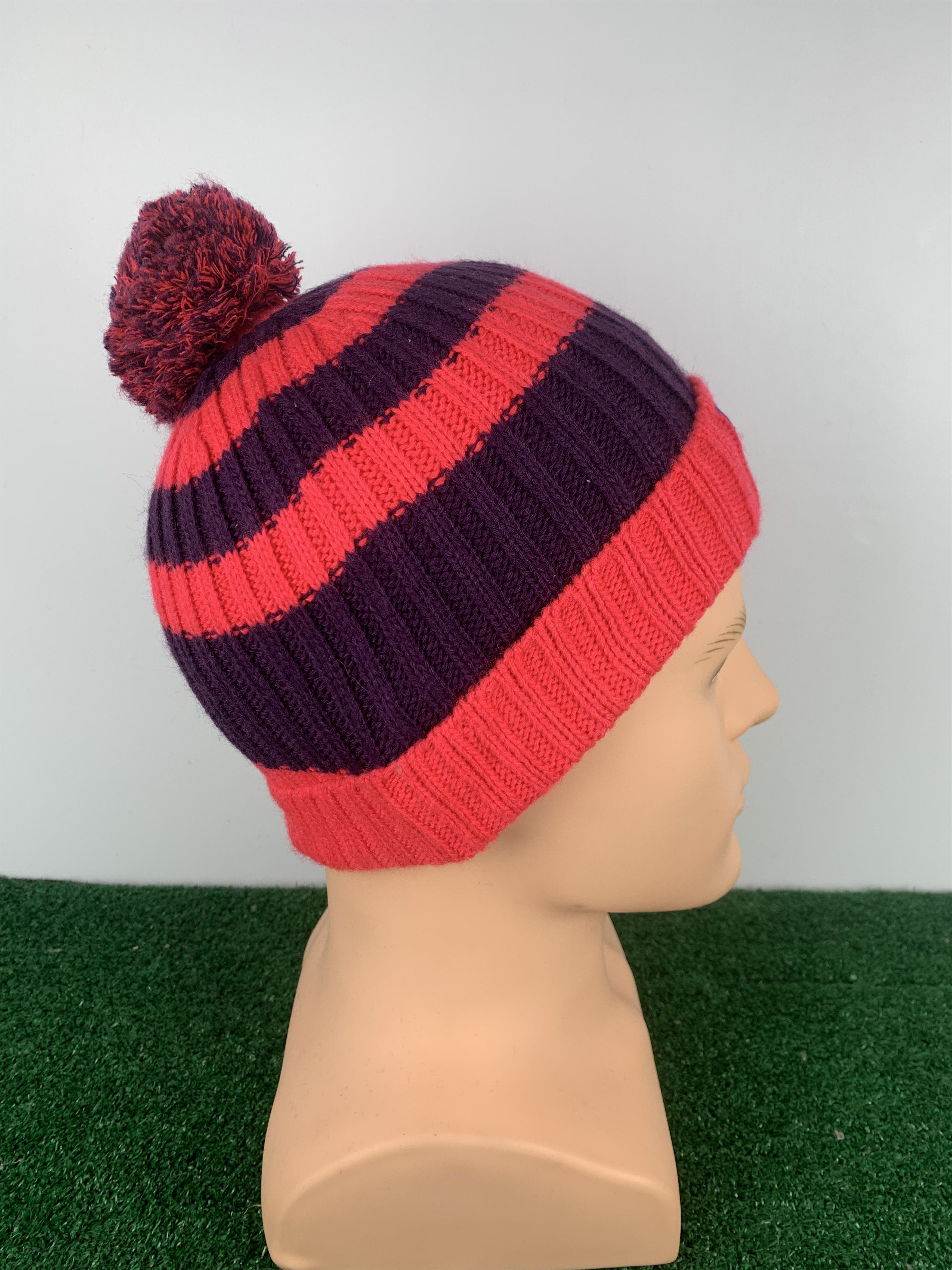 The North Face The North Face Stripes Snow Cap Beanie Hat BA0001 Size ONE SIZE - 2 Thumbnail