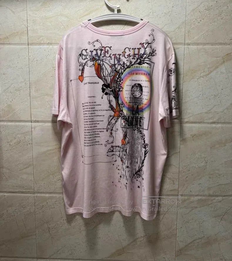 Givenchy Givenchy Pink Graphic Print Short Sleeve - dmc. Size US L / EU 52-54 / 3 - 7 Thumbnail