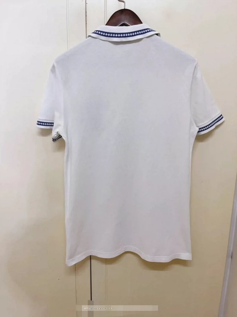 Versace Versace Classic blue striped men's short sleeves Size US L / EU 52-54 / 3 - 2 Thumbnail
